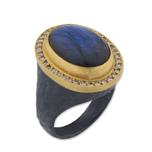 LIka Behar POMPEI LABRADORITE RING - Picture 3 of 4